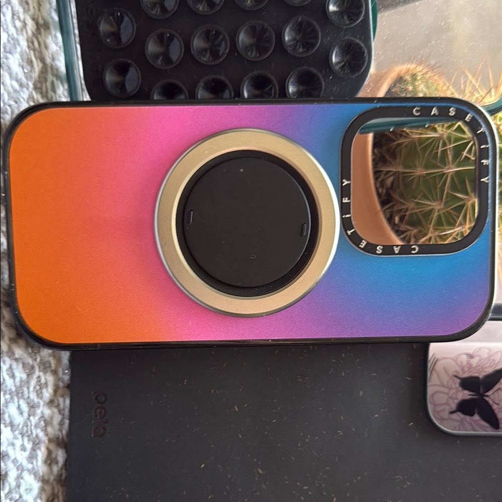 Casetify Gradient Phone Case - Pink, Orange, Blue